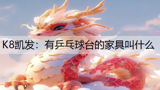 K8凯发：有乒乓球台的家具叫什么
