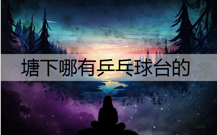塘下哪有乒乓球台的