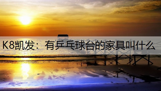 有乒乓球台的家具叫什么